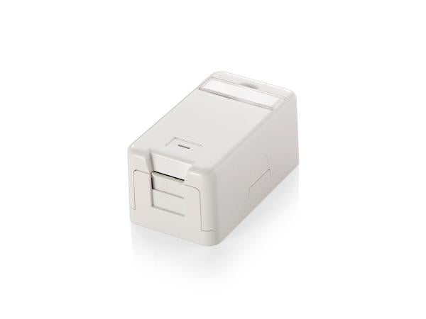 Afbeelding laden in galerijviewer, Equip 125121 surface mounted keystone box for 1 keystone jack, white
