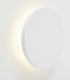 Brilliant shadow - wandlamp - led 6w 3000k - rond - wit