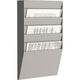 Horizontale folderhouder paperflow grijs