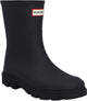 Hunter downpour short insulated boot unisex regenlaarzen - zwart 43