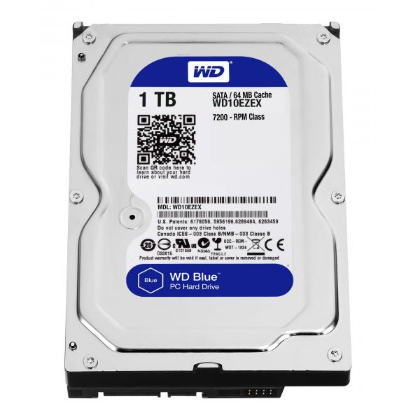 Afbeelding laden in galerijviewer, Western digital wd10ezex caviar blue hdd, 1tb, 3.5 , sata3, 64mb, 7200rpm, 150 mib s, 6.8w
