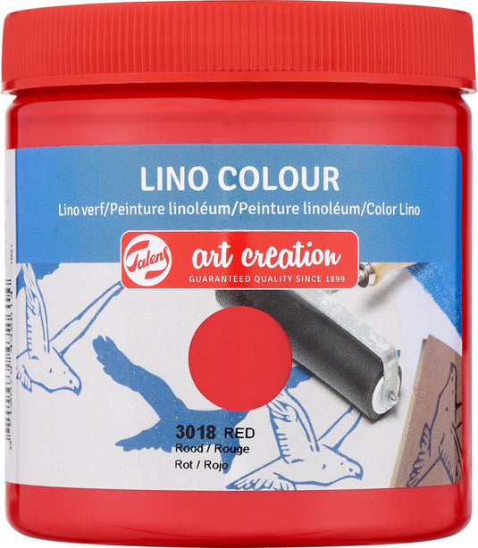 Talens art creation linoverf 250ml - rood - linoleum - blockprint