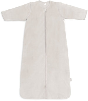 Jollein baby slaapzak winter met afritsbare mouw 110cm velvet - nougat - winterslaapzak