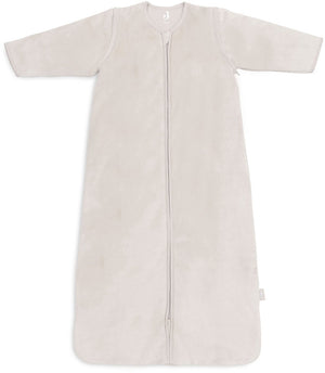 Jollein baby slaapzak winter met afritsbare mouw 70cm velvet - nougat - winterslaapzak