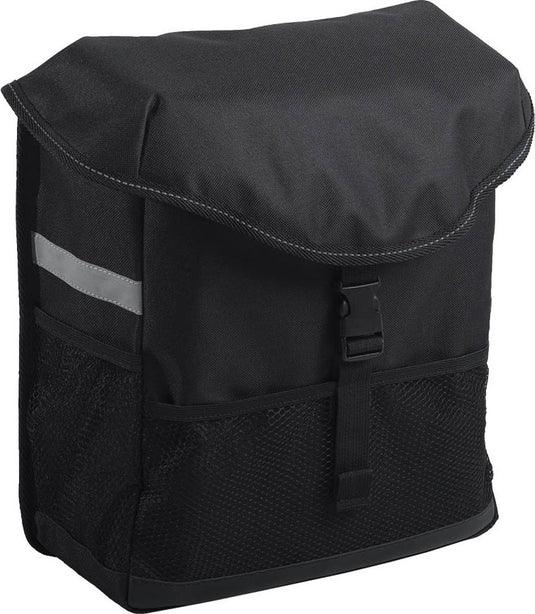 Willex single camping bag - enkele fietstas - 10 liter - zwart