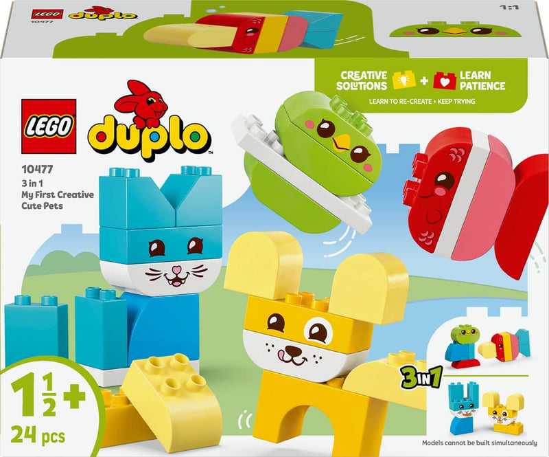 Afbeelding laden in galerijviewer, Lego duplo 10477 3-in-1 mijn eerste creatieve huisdieren
