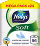 Nalys soft toiletpapier - 96 rollen - wit - voordeelverpakking