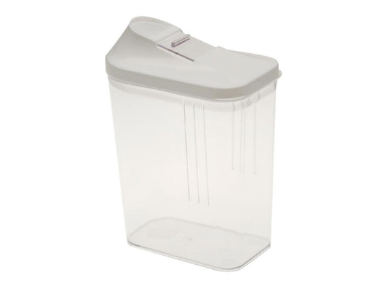 Keeeper strooibus 1,5l 11,5x7x21cm wit transparant