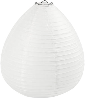 Creativ company cc papieren lamp druppel 25x27 cm wit