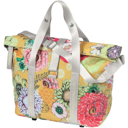Basil Bloom Field MIK fietshandtas - Geel, compact en duurzaam - 8-11L