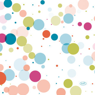 Afbeelding laden in galerijviewer, Duni servetten festive bubbles multi 33x33 cm | 12 stuks

