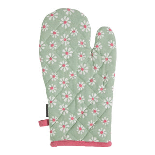 Afbeelding laden in galerijviewer, Daisy flowers ovenwant groen 18x33 cm | 3 stuks
