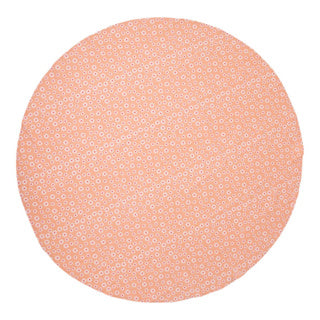 Afbeelding laden in galerijviewer, Daisy flowers tafelkleed textiel oranje rond 160cm
