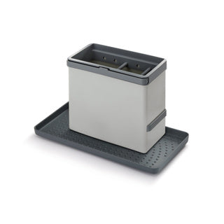 Afbeelding laden in galerijviewer, Metaltex kitchen helpers tidy tex gootsteen organiser 24x13x14 cm grijs
