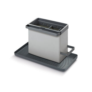 Afbeelding laden in galerijviewer, Metaltex kitchen helpers tidy tex gootsteen organiser 24x13x14 cm grijs
