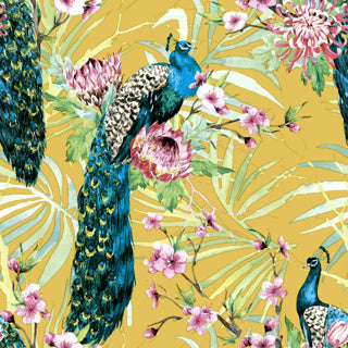 Afbeelding laden in galerijviewer, Duni servetten tropic peacock 24x24 cm | 12 stuks
