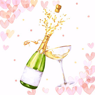 Afbeelding laden in galerijviewer, Duni servetten hearts bubbles 33x33 cm | 12 stuks

