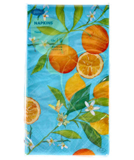 Afbeelding laden in galerijviewer, Duni servetten lemon tree 33x40 cm | 4 stuks
