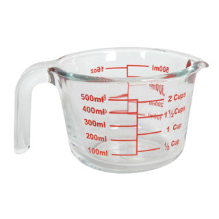Maatbeker glas 500 ml | 3 stuks