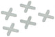 Mack 1004610 - tegelvoegkruisjes 4mm 250st | 10 stuks