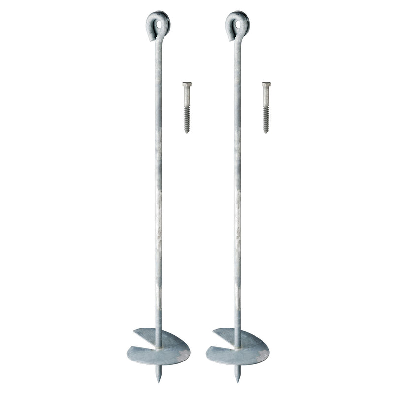 Afbeelding laden in galerijviewer, SwingKing Swingking Grondanker Metaal 50cm, 2st.
