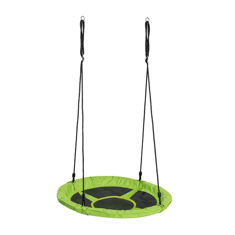 Afbeelding laden in galerijviewer, Swingking nestschommel canvas groen, 98cm
