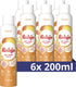 Robijn -dry wash spray - textiel verfrisser - 6 flessen x 200 ml - voordeelverpakking