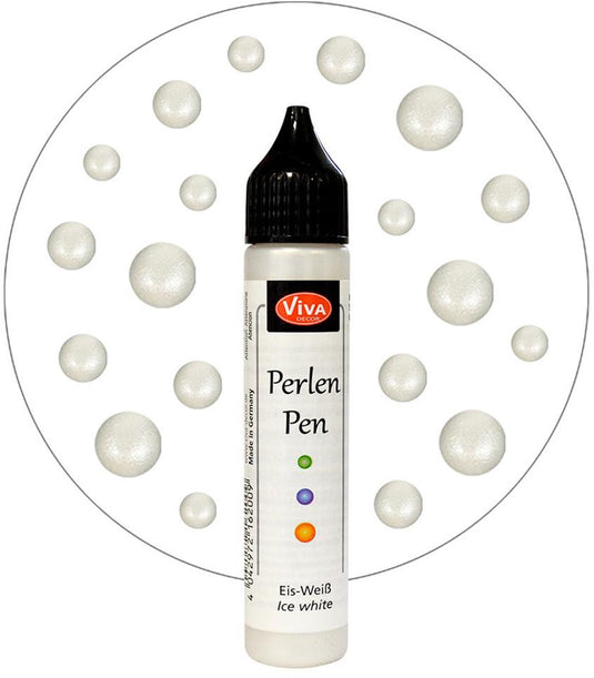 Viva parelpen ijswit