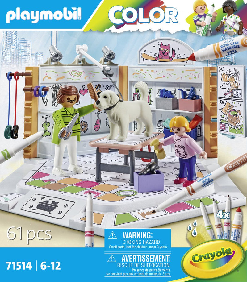 Afbeelding laden in galerijviewer, Playmobil color hondensalon - 71514
