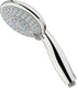 Tiger bologna handdouche - douchekop ø 12 cm - 4 standen - chroom