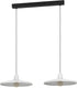 Eglo miniere hanglamp - e27 - 99,5 cm - grijs zwart
