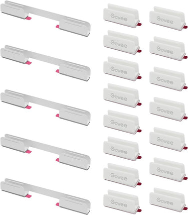 Govee witte montageclips neon rope light 2 - set van 20 clips