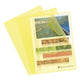 L-mappen hetzel 56116e geel pvc a4
