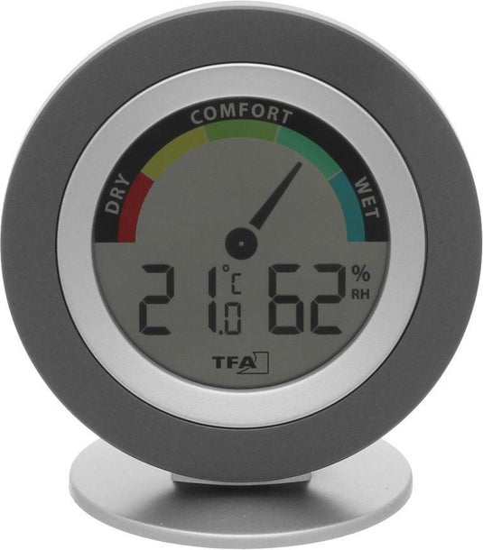 Tfa-dostmann tfa digitale thermo hygrometer - rond