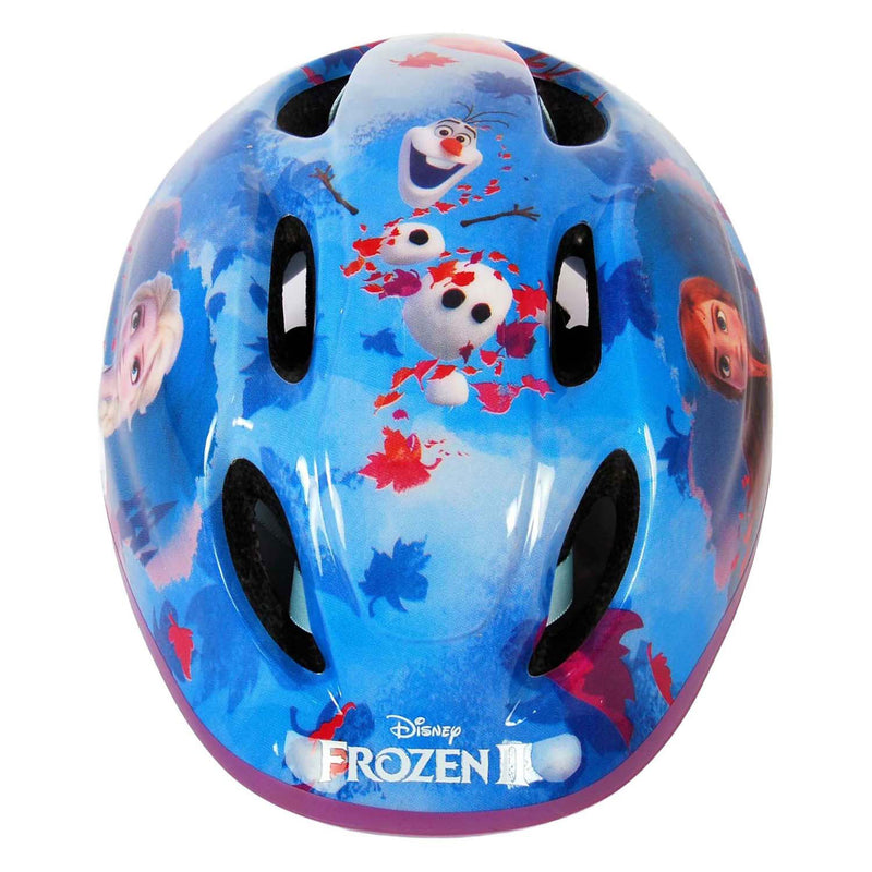 Afbeelding laden in galerijviewer, Disney Frozen fiets- skatehelm blauw roze maat 51-55 cm
