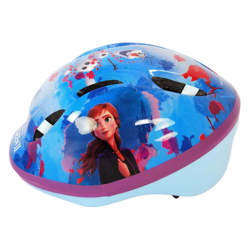 Afbeelding laden in galerijviewer, Disney Frozen fiets- skatehelm blauw roze maat 51-55 cm
