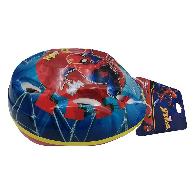 Afbeelding laden in galerijviewer, fietshelm Spider-Man jongens 51-55 cm Blauww rood
