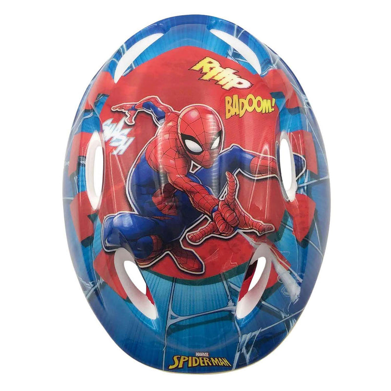 Afbeelding laden in galerijviewer, fietshelm Spider-Man jongens 51-55 cm Blauww rood
