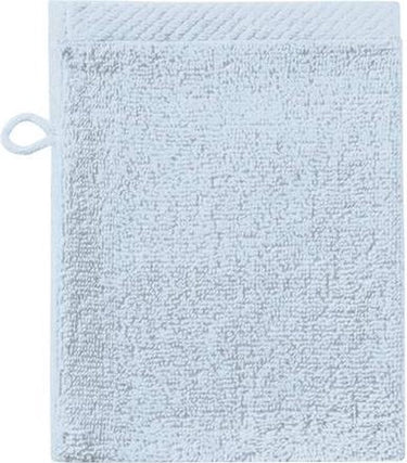 Seahorse pure - washandje - 16x21 cm - set van 3 - blauw