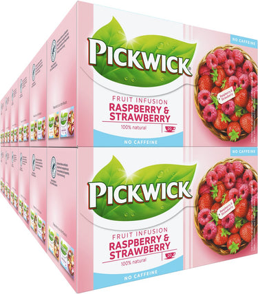 Pickwick fruit infusion raspberry strawberry fruit thee - 12 x 20 theezakjes
