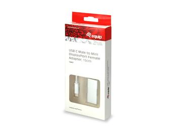 Afbeelding laden in galerijviewer, Equip 133457 usb type c male to mini displayport female adapter, 15cm
