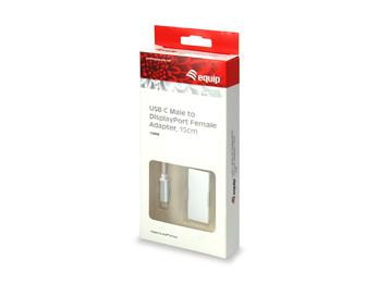 Afbeelding laden in galerijviewer, Equip 133458 usb type c male to displayport female adapter, 15cm
