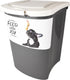 Flamingo voerton pria - grijs - 38 liter