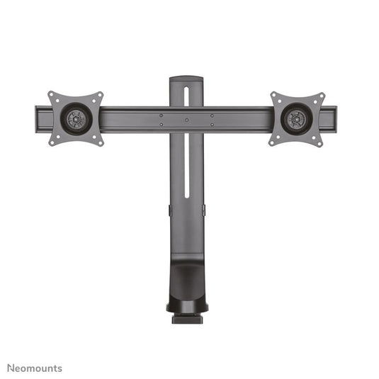 Neomounts fpma-d860dblack flatscreen bureausteun, 2x 10-27 7 kg, 26 - 45 cm, 75x75 100x