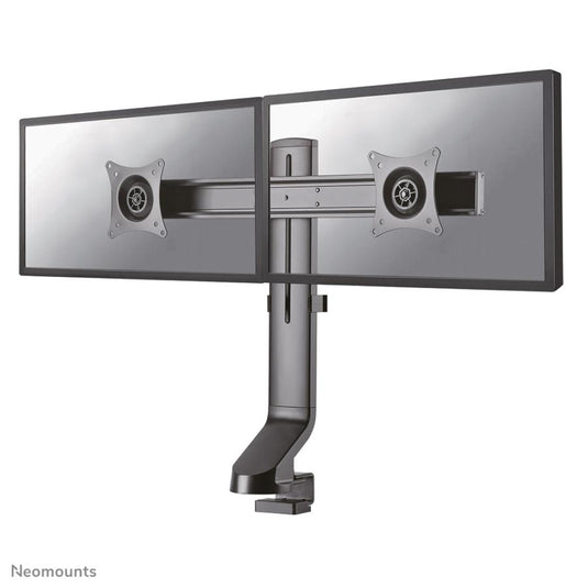 Neomounts fpma-d860dblack flatscreen bureausteun, 2x 10-27 7 kg, 26 - 45 cm, 75x75 100x