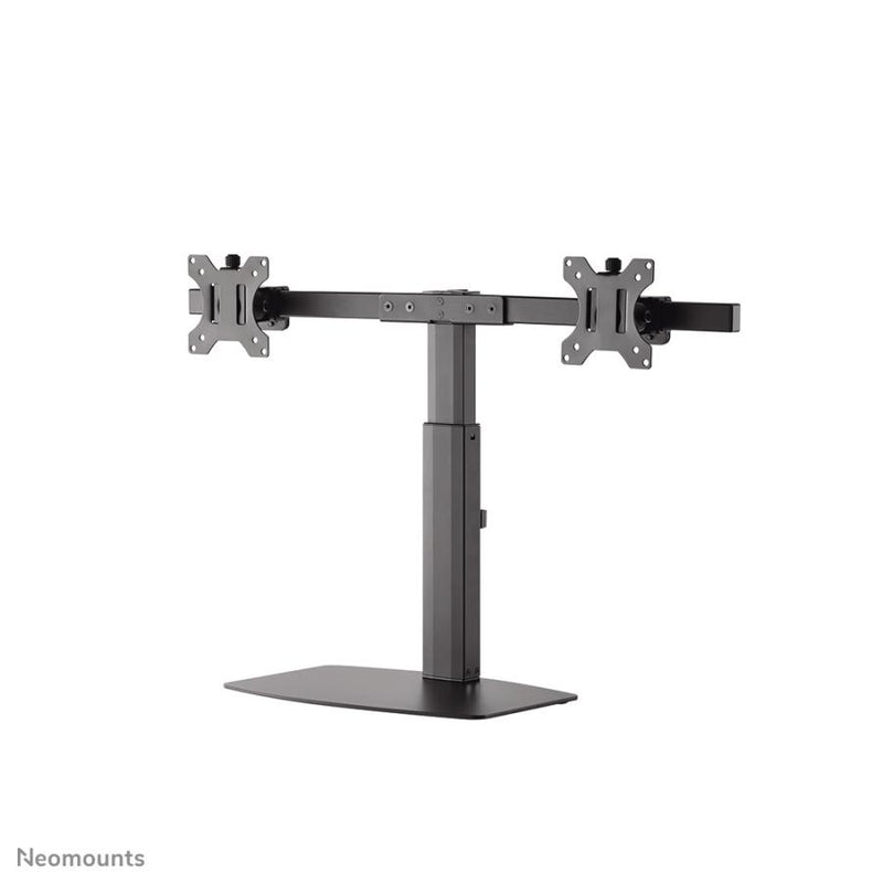 Afbeelding laden in galerijviewer, Neomounts fpma-d865dblack flatscreen bureausteun, 2x 10-27 , 12 kg, 35 - 46cm, 75x75 100x
