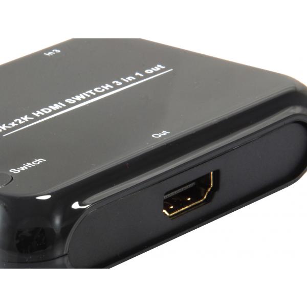 Afbeelding laden in galerijviewer, Equip 332721 hdmi switch, 3x, hdmi1.4, dolby true-hd, 7.1ch, black
