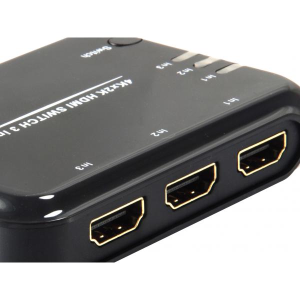 Afbeelding laden in galerijviewer, Equip 332721 hdmi switch, 3x, hdmi1.4, dolby true-hd, 7.1ch, black
