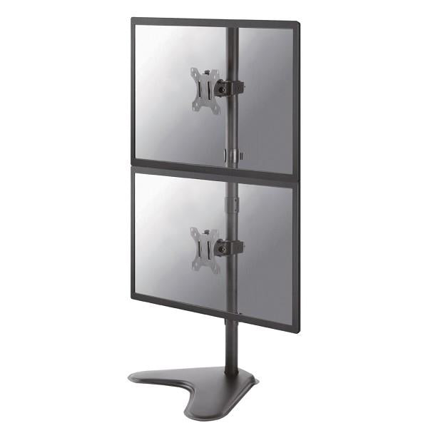 Afbeelding laden in galerijviewer, Neomounts neomounts fpma-d550ddvblack full dual desk mount, 2x 10-32 , 16 kg, 91 cm, 75x75
