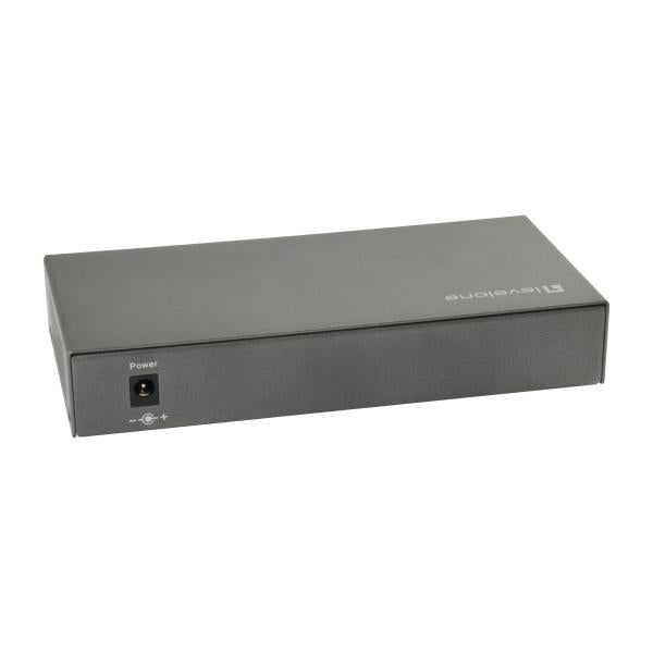 Afbeelding laden in galerijviewer, Levelone gep-0823 8-port gigabit poe switch, 802.3at af poe, 120w
